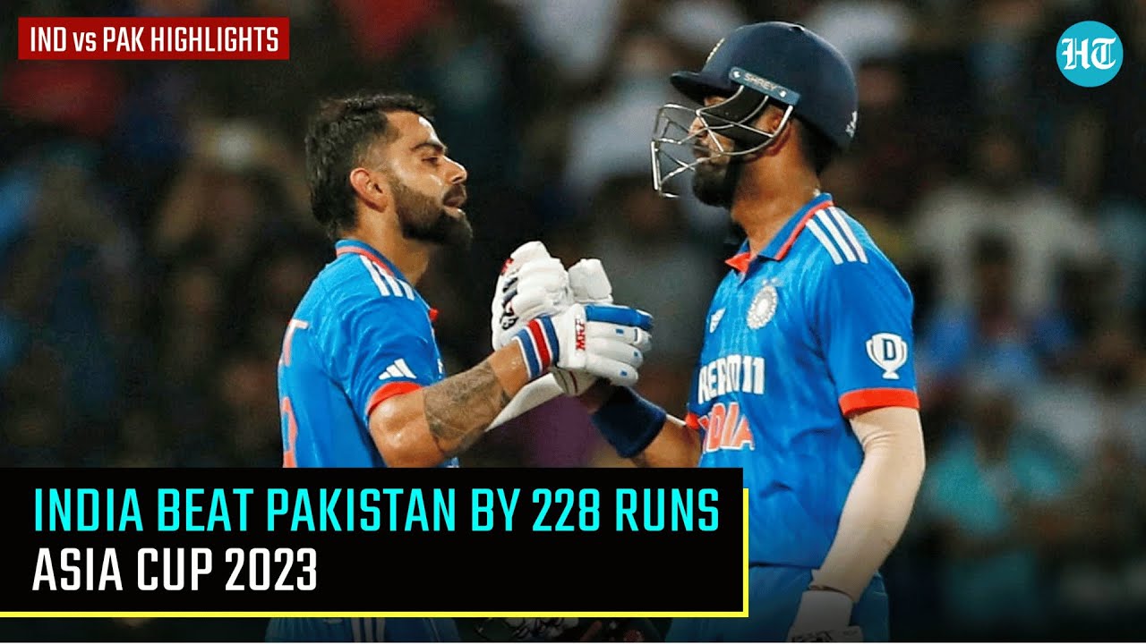 India vs Pakistan Match Highlights I Virat Kohli Century I 77th International Century