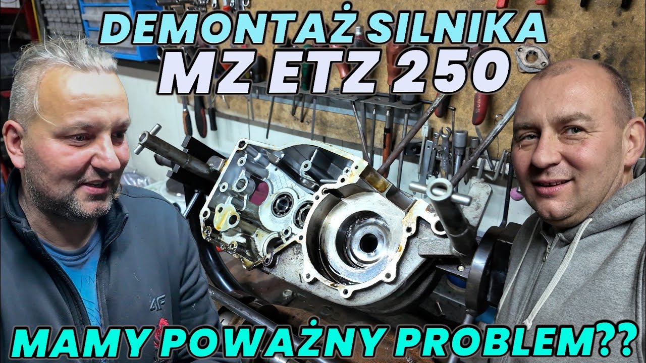 Rozbieramy Niemiecki silnik z MZ ETZ 250 🤨🤨 Wojtek Mechanik znalazł słabe punkty 🤯🤯