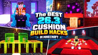 The BEST 26.3 Cushion Build Hacks in Minecraft