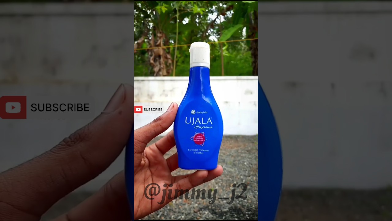 Experiment with Ujala💦Rin Bleaching Experiment🤯