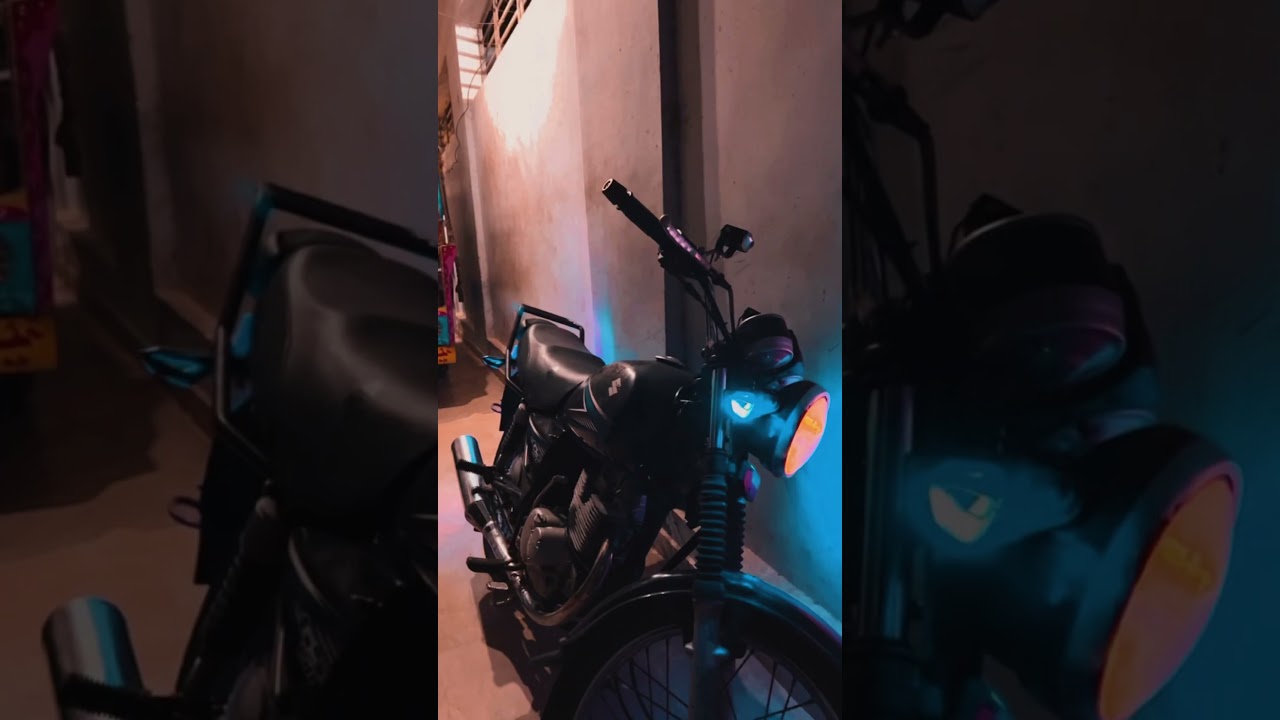 Cinematic shots Suzuki GS 150 