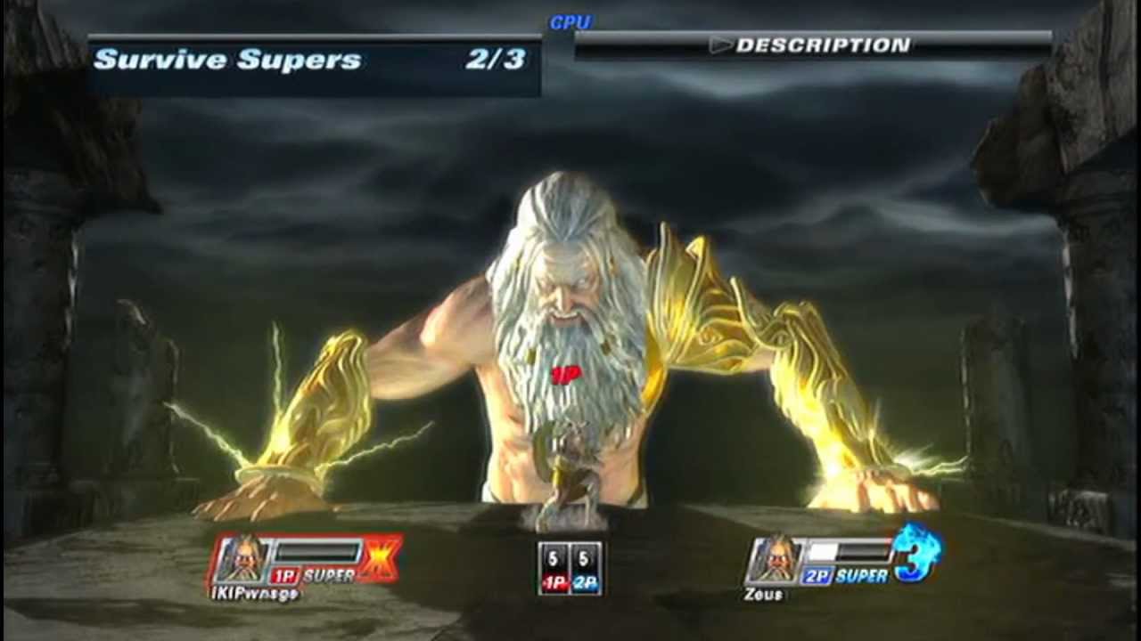 Survive Super 3 - Zeus Combat Trial - Playstation All-Stars Battle Royale