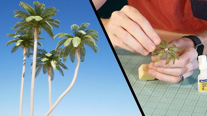 Coconut Palm Tree Tutorial - Model Scenery