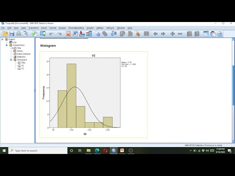 Skewness, and Kurtosis in SPSS
