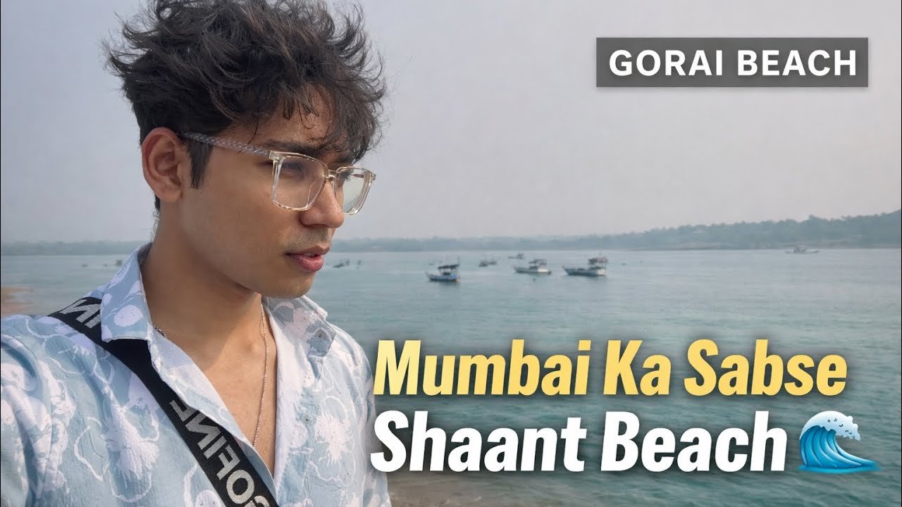 Gorai Beach Mumbai 🌊 | How to Reach + Peaceful Vibes | Mumbai Vlog 