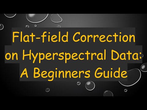Flat-field Correction on Hyperspectral Data: A Beginners Guide