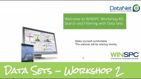 Exploring Datasets in WinSPC - WinSPC Workshop 2