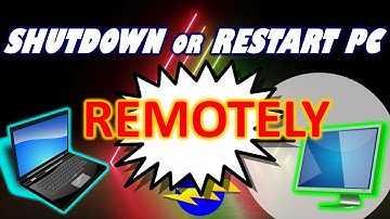 3 WAYS TO REMOTELY SHUTDOWN OR RESTART PC