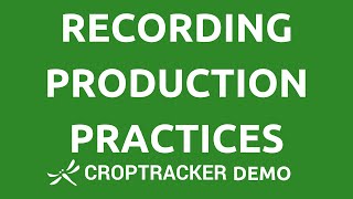 Recording Production Practices