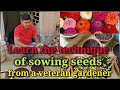 Learn from a veteran gardener how to grow flower seedlings from Seeds
