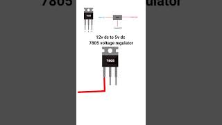 7805ic ka connection kasa kara #7805 #ic #electrical #electronic #7805voltageregulator