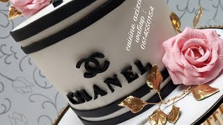 سلسلة تعلم الكيك ديزاين للمبتدآتصنع علامة شانيل بدون أدوات خاصةcake design@gateau anniversaire