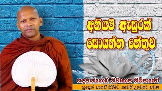 අනියම් ඇසුරක් සොයන්න හේතුව #Hadapangoda Niwathapa thero#Dhdrmayai obai #pahura #bana #buddha