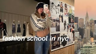 my first week of fashion school in nyc (spring 2022)