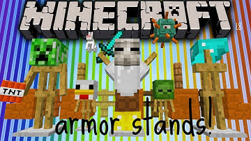 How to make armor stands?! 1.8 *NEW UPLOAD* | BabyG
