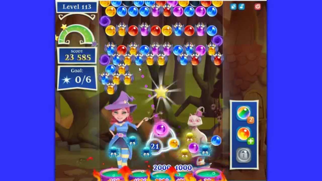 Bubble Witch Saga 2 Level 114 