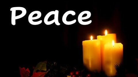 Advent Wreath Reading 3 - The Candle of Peace