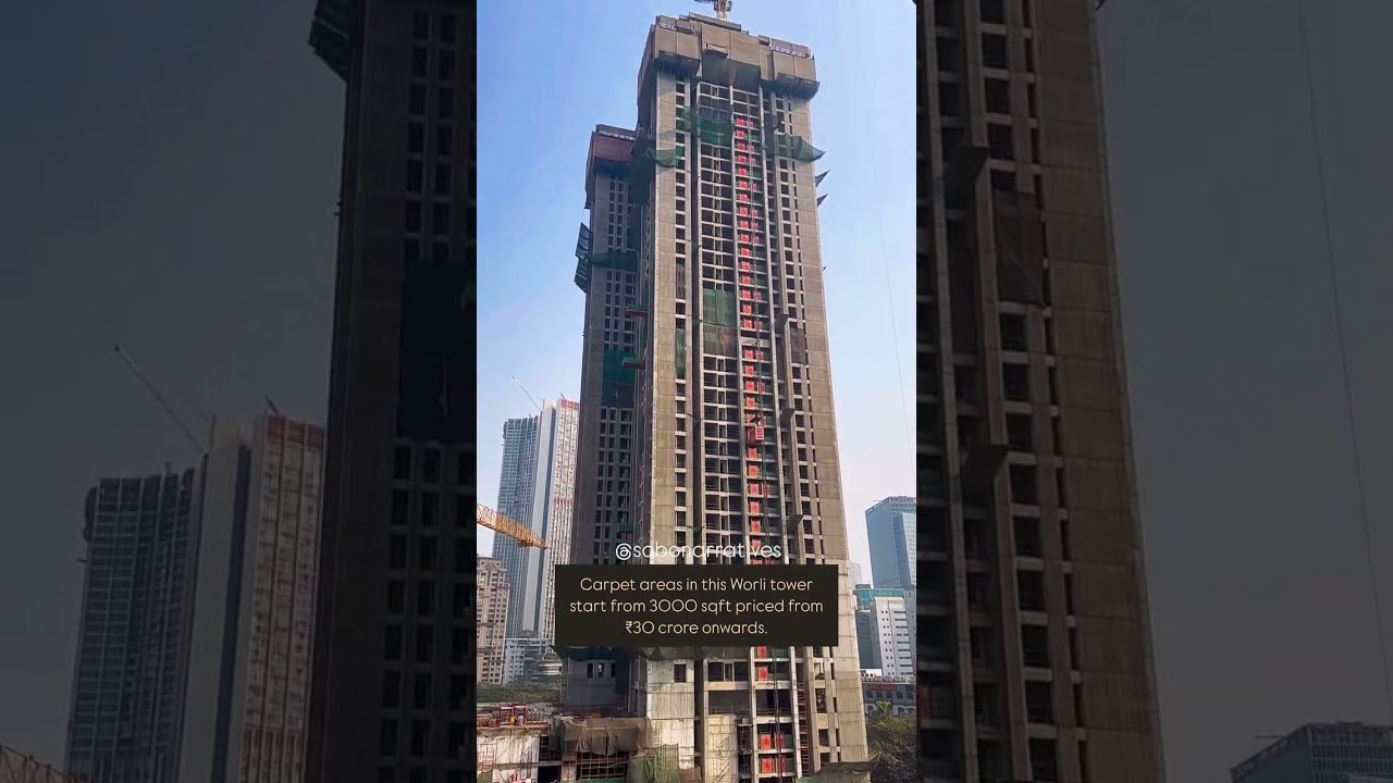 3000 sqft starting from ₹30 crore in Worli, possession by 2029 !