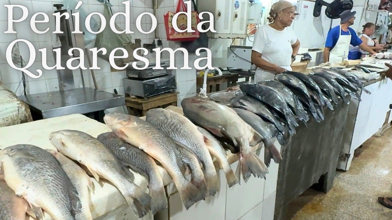Período da Quaresma no Mercado de Pescados em Aracaju