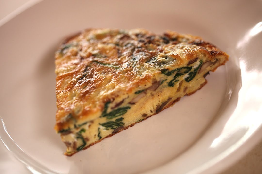Spinach Mushroom Frittata YouTube