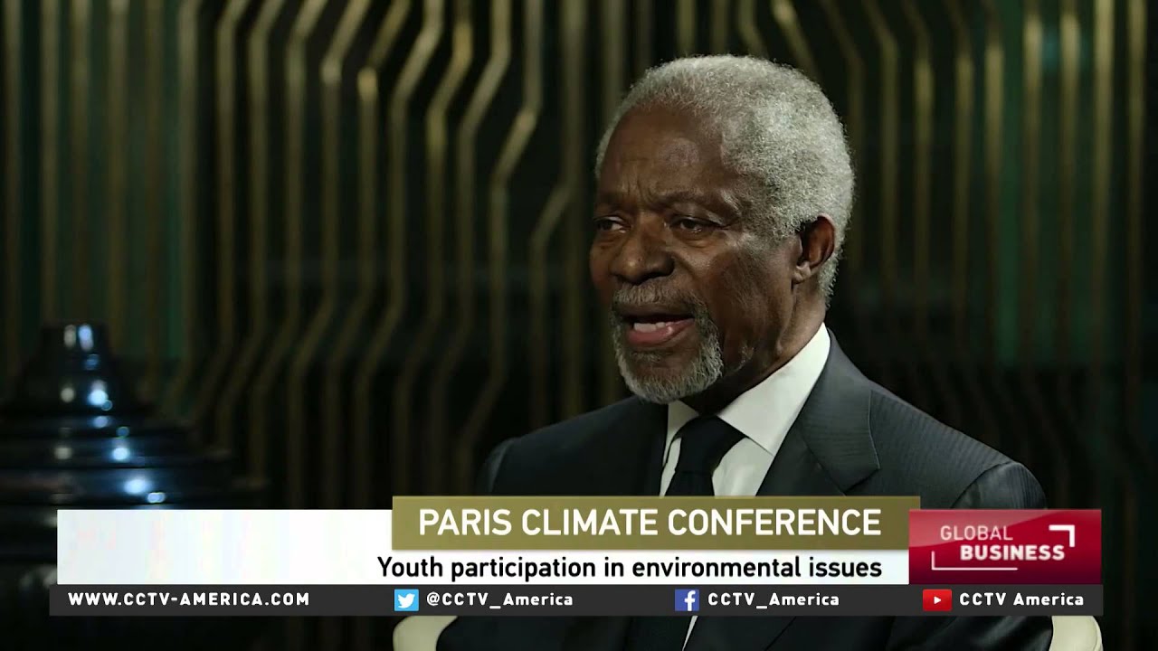 Kofi Annan on young people and climate change