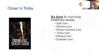 DRCHSD Quality Improvement Webinar Series  Quality 101