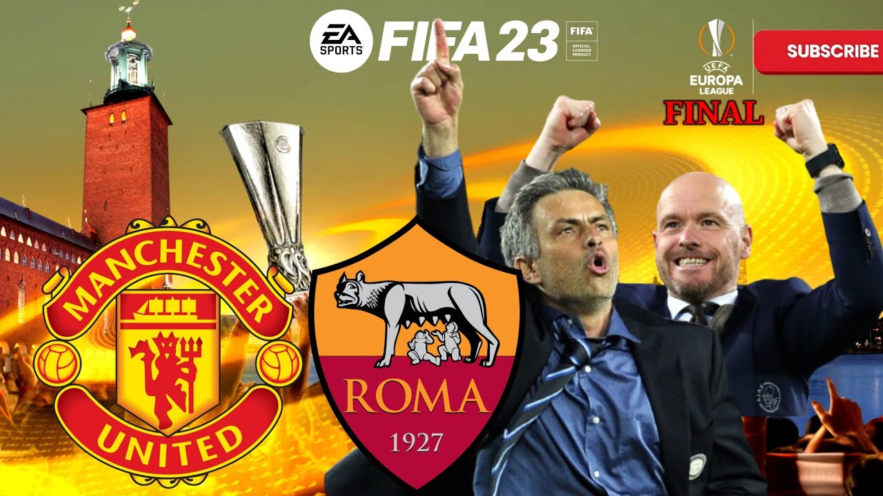 FIFA 23 - Manchester United vs AS Roma | UEFA Europa League Final | PS5 | 4K