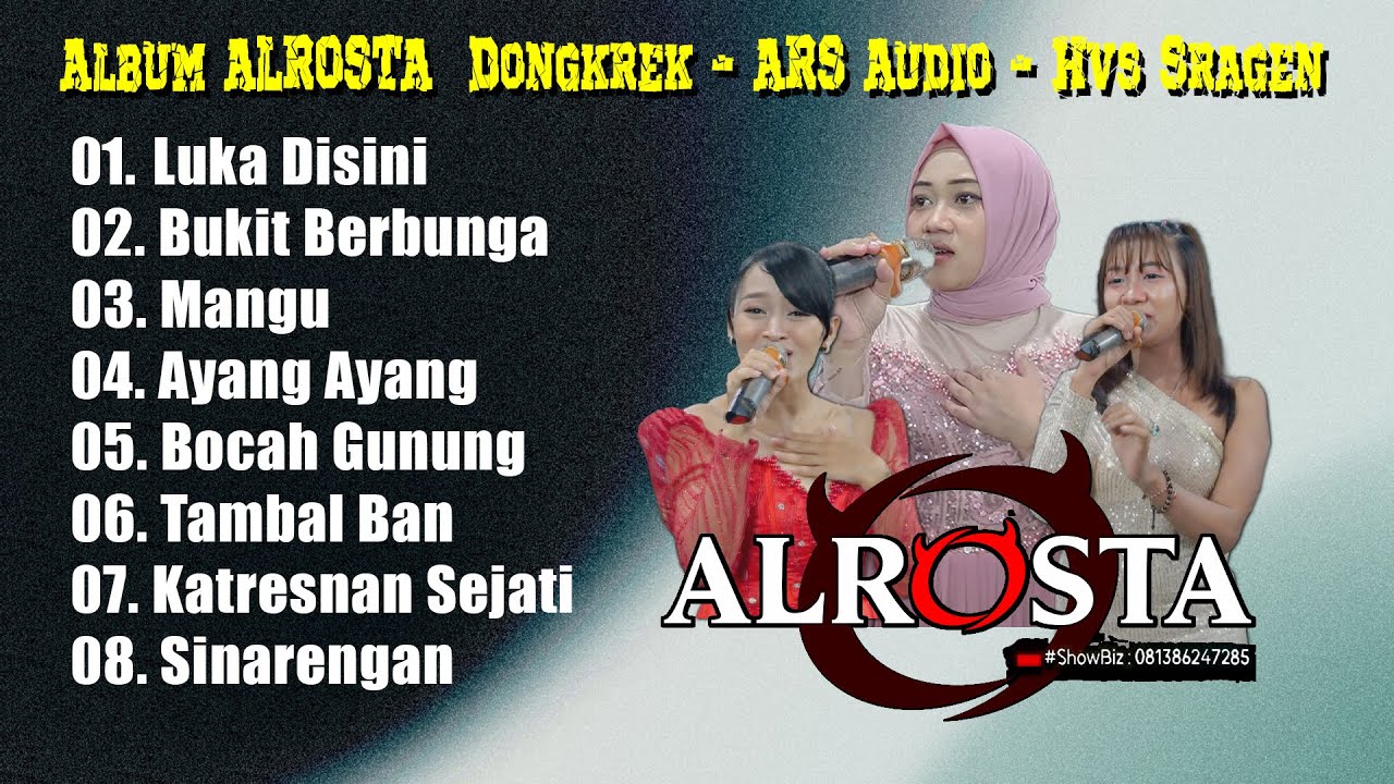 Album Alrosta Dongkrek - Luka Disini - Bukit Berbunga -  Ars Audio 4 - Hvs Sragen