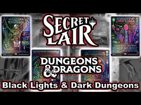 Secret Lair Black Lights & Dark Dungeons - YouTube
