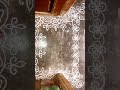 Simple White Alpana Broder Floor Design |Traditional Bengali Rangoli ♥️🌿#shortsfeed #alpana #shorts
