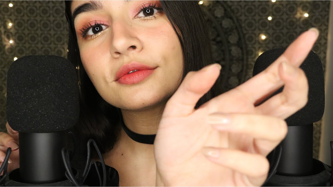 ASMR Tingly Ear To Ear Trigger Words & Hand Movements ~Sleep Inducing~