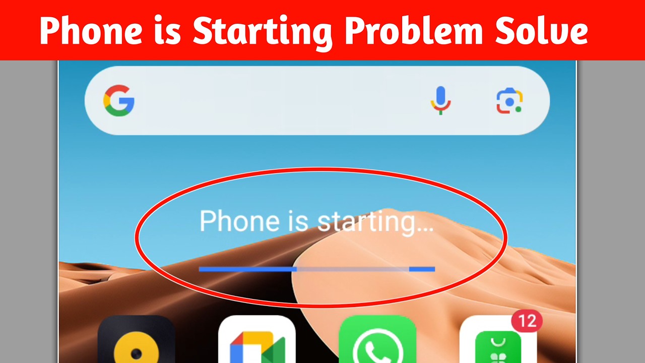Phone is Starting Problem || How to Fix Phone is Starting Problem On ...