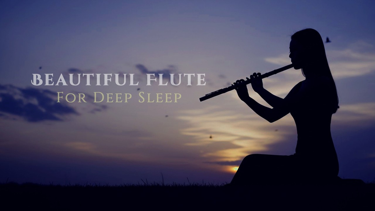 Beautiful flute music to relax your whole body 🎶 and help you sleep deeply tonight 😴🌌