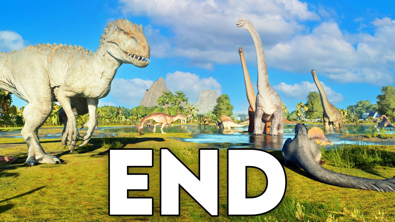 100 Dinosaur Battle Royale - Jurassic World Evolution 3 - Part 10 - YouTube