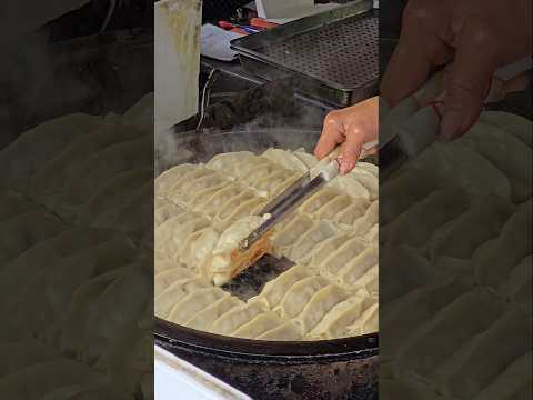 台南最強鍋貼，超酥脆又巨大顆，剛出爐就秒殺賣完的超人氣煎餃，成大學生必吃排隊美食 #台南 #台南美食 #美食 #food #foodie #streetfood #成大 #鍋貼 #煎餃 #酸辣湯
