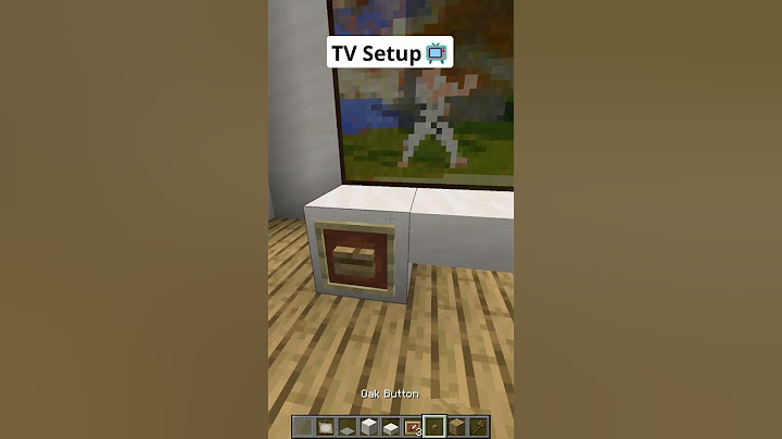 Minecraft TV Setup📺 #shorts