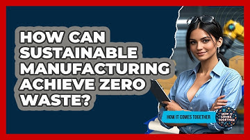 How Can Sustainable Manufacturing Achieve Zero Waste? - How It Comes Together