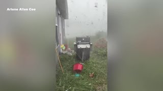 VIDEO: Quarter-sized hail reported and strong winds from severe storms in Hillsborough County