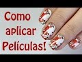 Como aplicar películas para unhas / Adesivo de Unha - Unhas da Mi #22