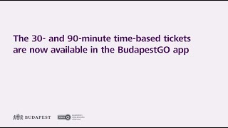 How to use BudapestGO | Time-based tickets screenshot 2