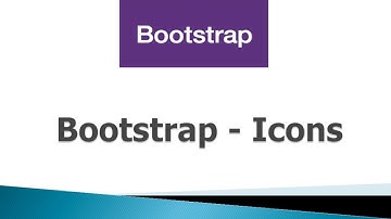 Bootstrap 3 Tutorials - #8 Icons