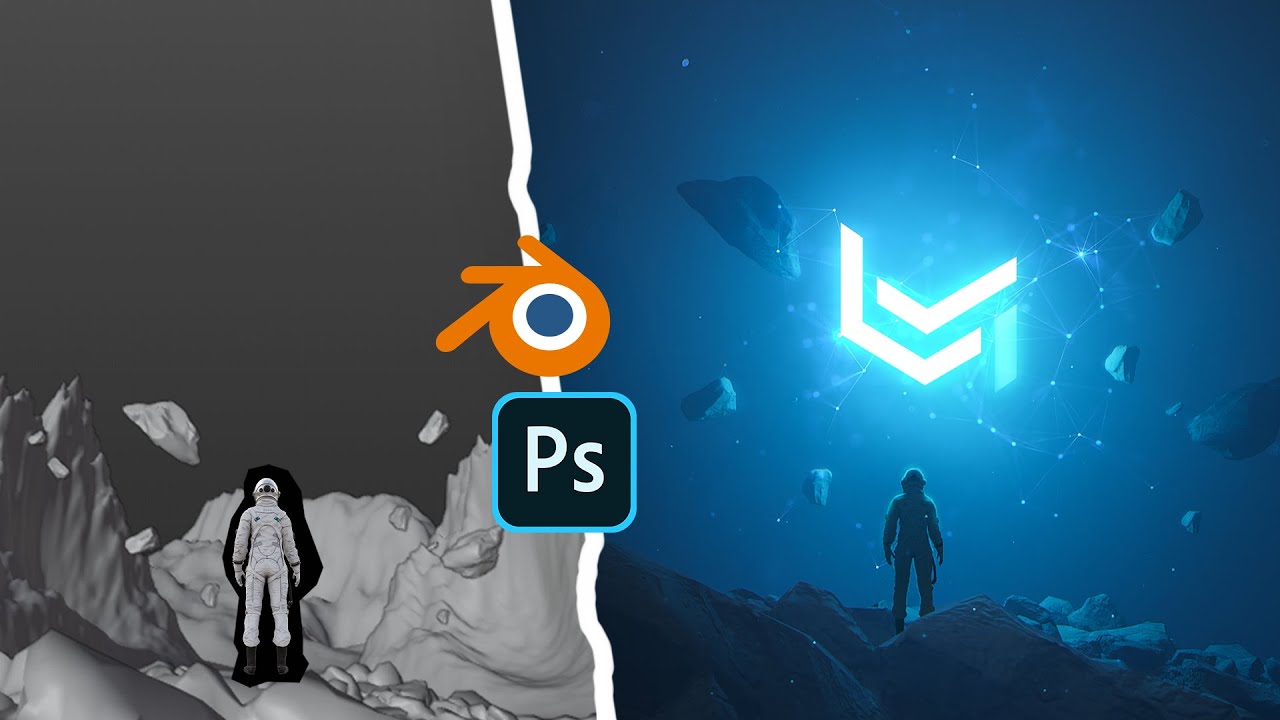 Creating CONCEPT ART With LOGO Blender & MIXED 🔥 YouTube