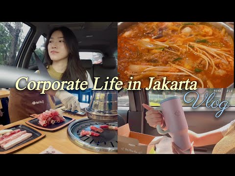 Corporate Life in Jakarta Vlog | Working 9 to 6 in the city, Birthday Gift, Office Daily Routine