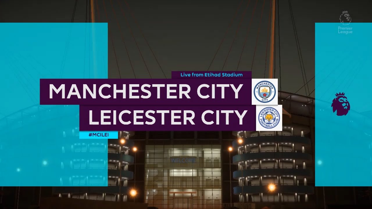 MANCHESTER CITY vs LEICESTER CITY - FIFA18 GAMEPLAY