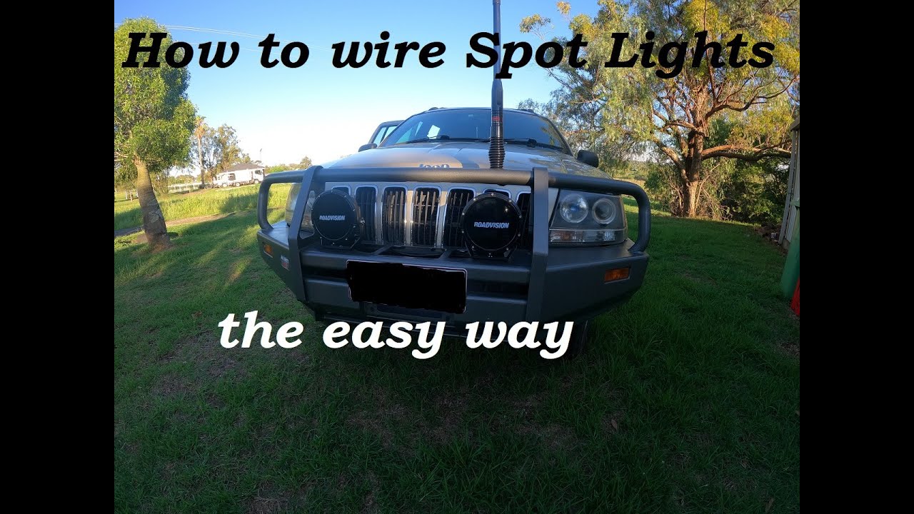 How to wire spot lights, driving lights roadvision, kings