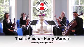 That's Amore sung by Dean Martin and composed by Harry Warren - Wedding String Quartet