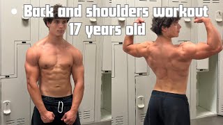 Back and shoulders workout 