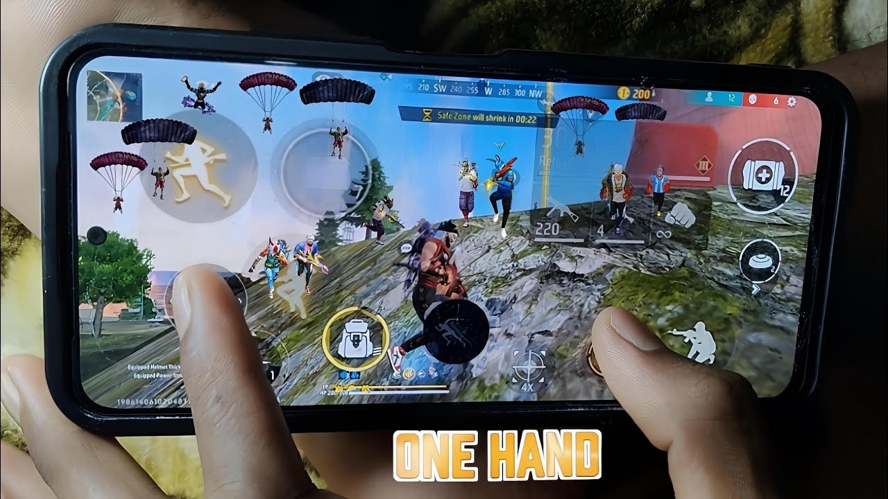 BR RANK POCO X5 💯 ONE HAND GAMING. 🤯 FREE FIRE MAX VIDEO - YouTube