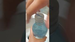 Cool bubbles with water bottles