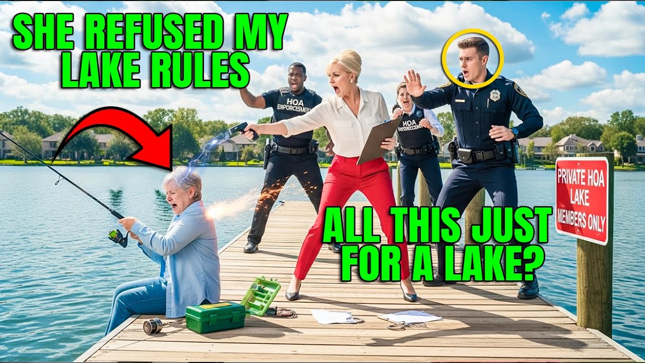 WICKED KAREN Tased My Mom for not joining her LAKE — Didn’t Know I’m the Chief of Police